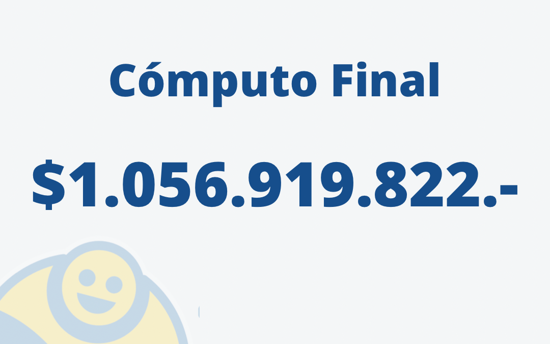 COMPUTO FINAL DE LAS JORNADAS POR LA REHABILITACION SUPERO LOS MIL MILLONES DE PESOS